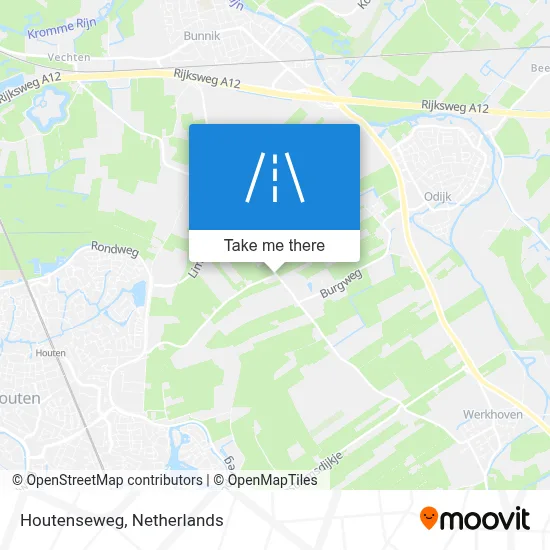 Houtenseweg map