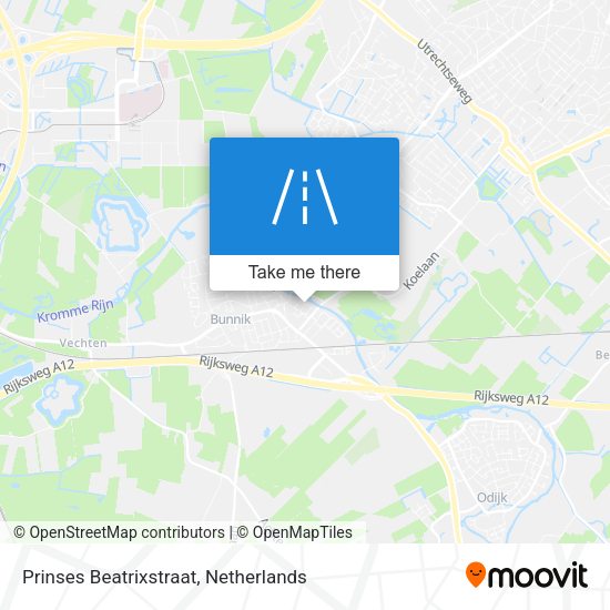 Prinses Beatrixstraat map