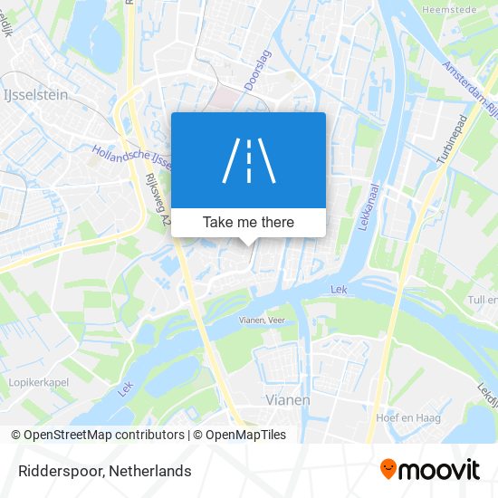 Ridderspoor map