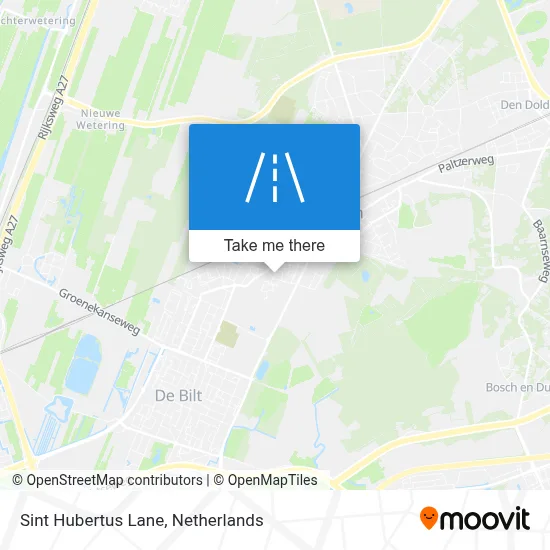 Sint Hubertuslaan map