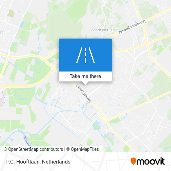 P.C. Hooftlaan map