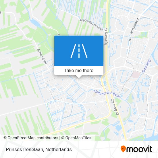 Prinses Irenelaan map