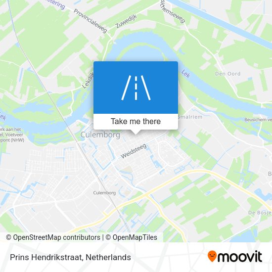 Prins Hendrikstraat map