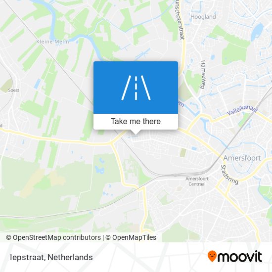 Iepstraat map