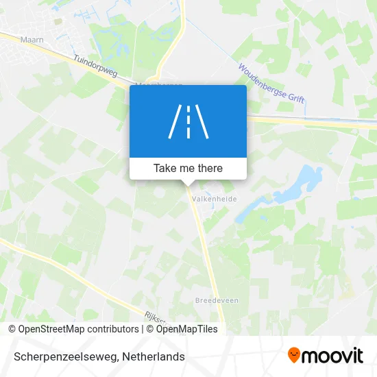 Scherpenzeelseweg map