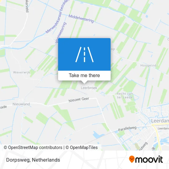 Dorpsweg map