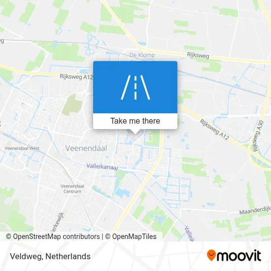 Veldweg map