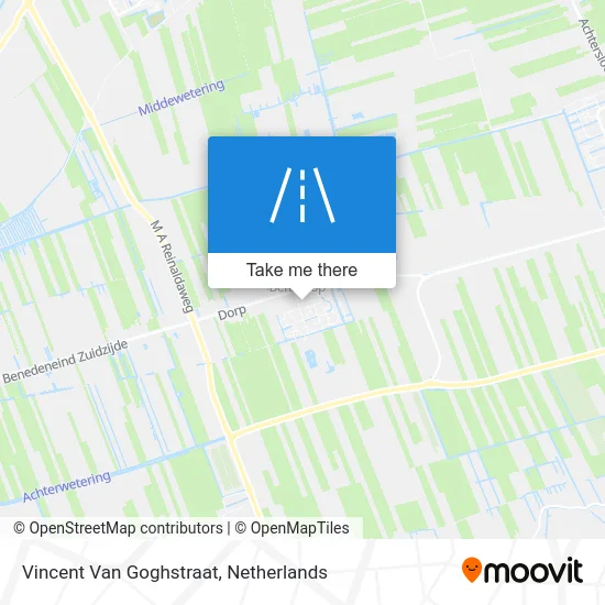Vincent Van Goghstraat map