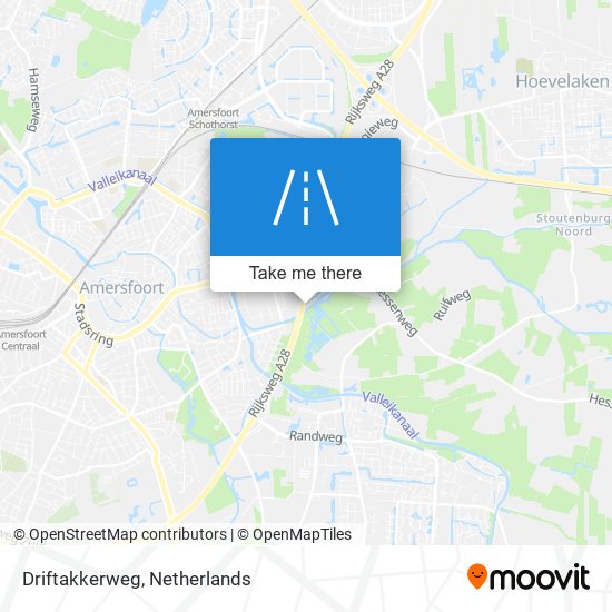 Driftakkerweg map