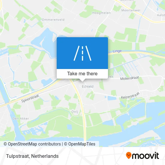 Tulpstraat map