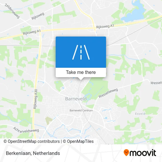 Berkenlaan map