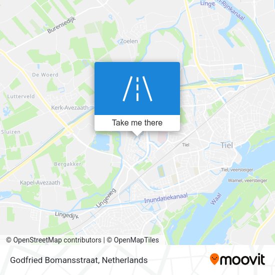 Godfried Bomansstraat map