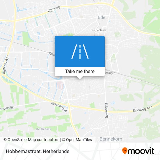 Hobbemastraat map