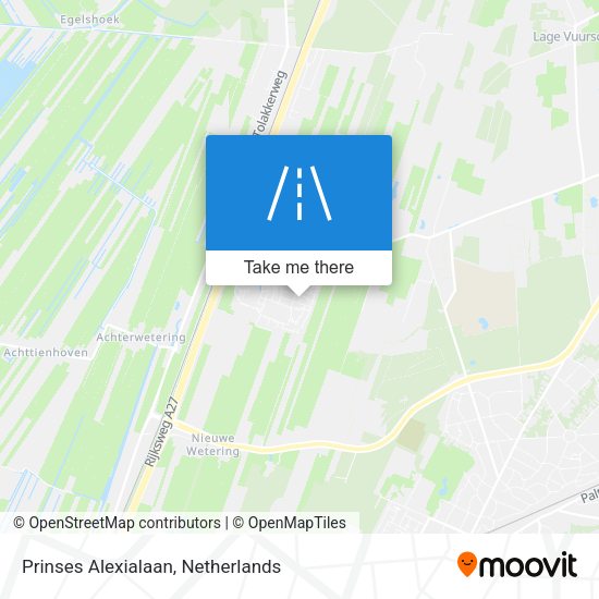 Prinses Alexialaan map