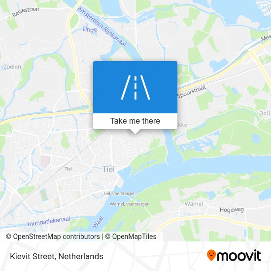 Kievitstraat map