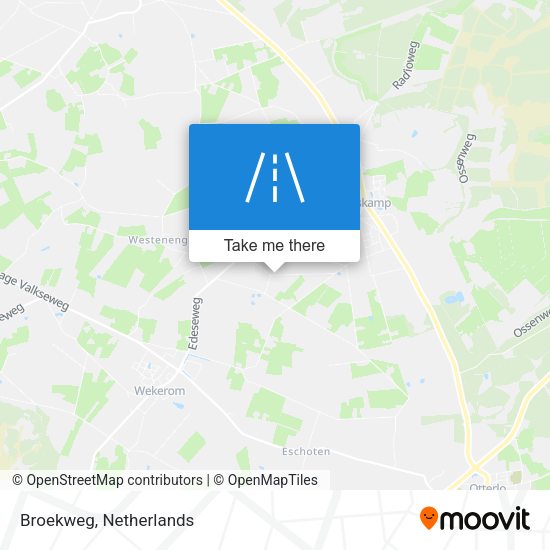 Broekweg map