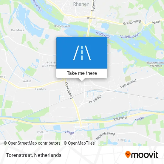 Torenstraat map