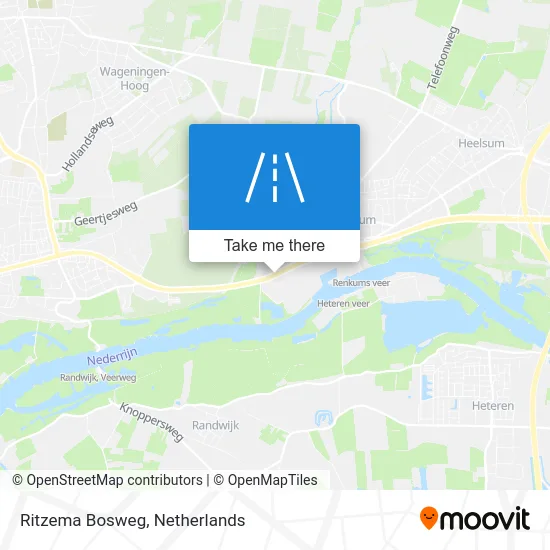 Ritzema Bosweg Karte