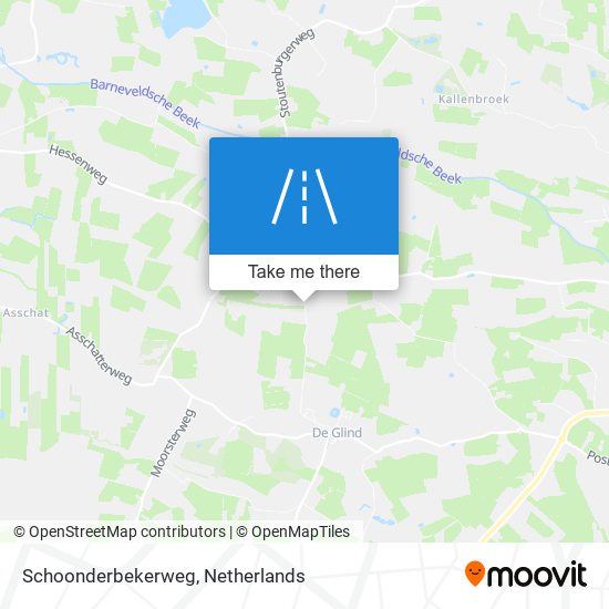 Schoonderbekerweg map