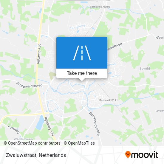 Zwaluwstraat map