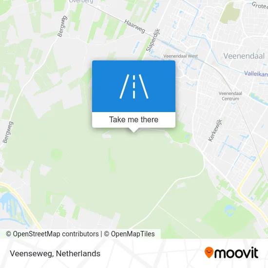 Veenseweg map