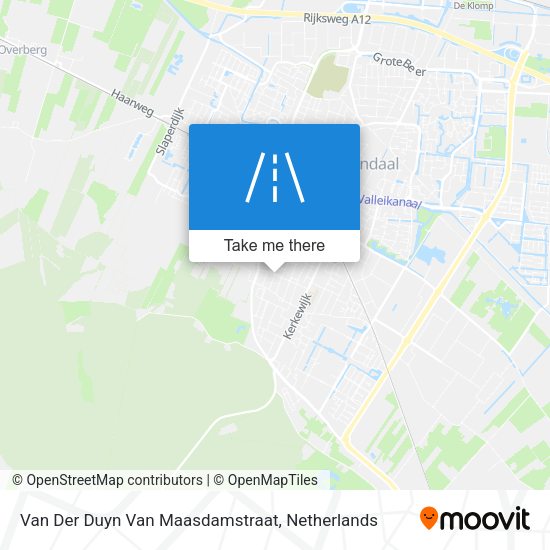 Van Der Duyn Van Maasdamstraat map
