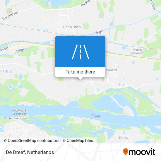 De Dreef map