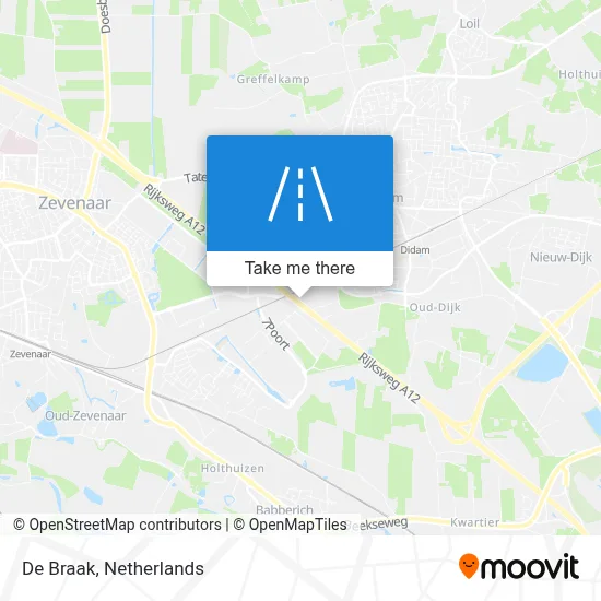 De Braak map