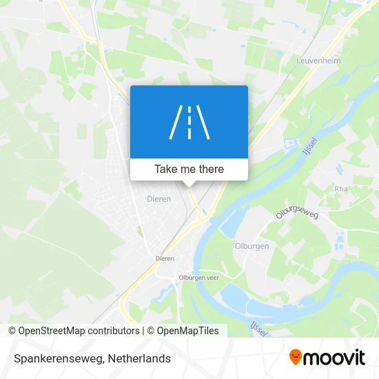 Spankerenseweg map