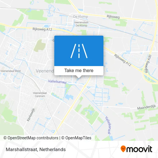 Marshallstraat map