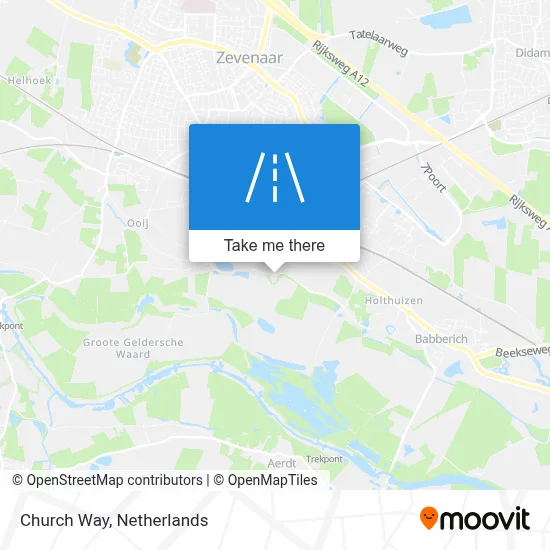 Kerkweg map