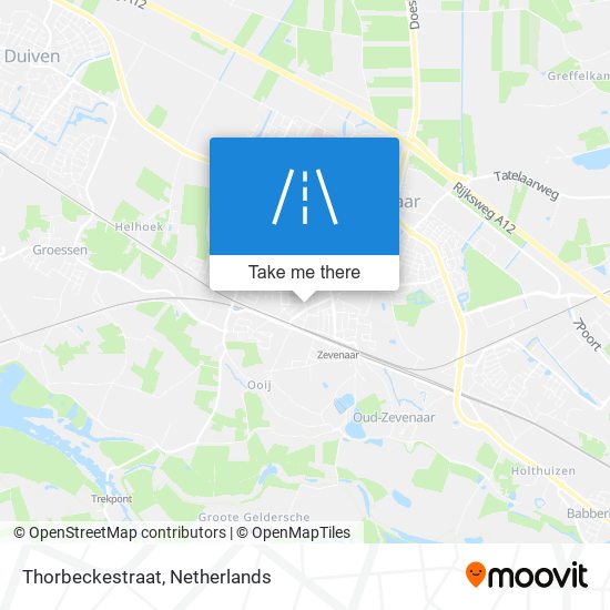 Thorbeckestraat map