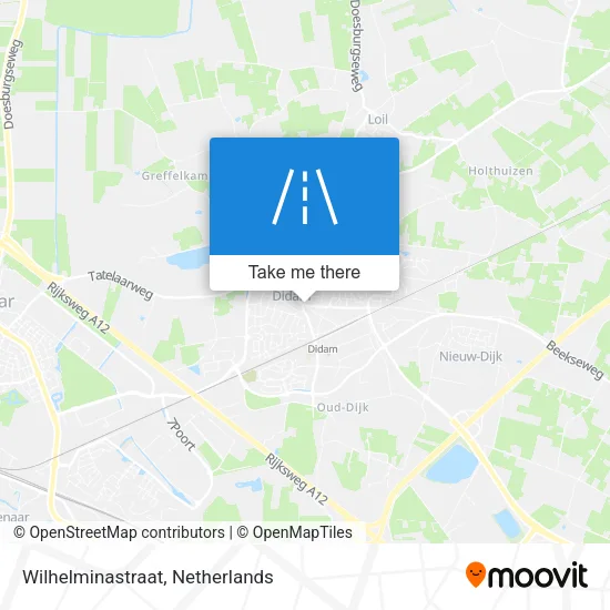 Wilhelminastraat map