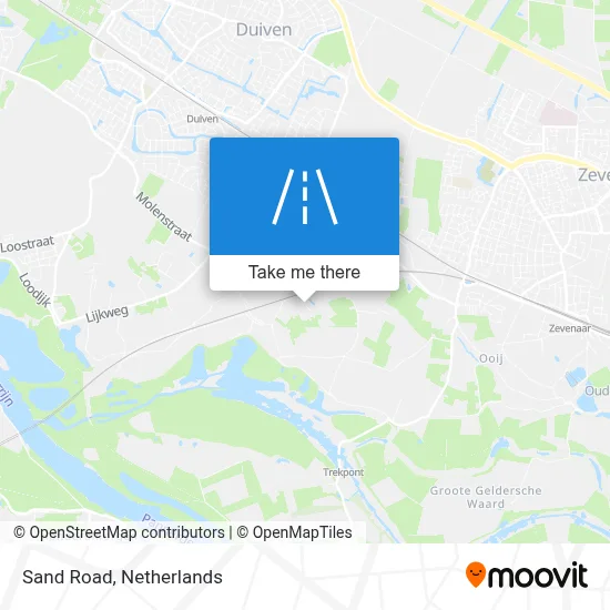 Zandweg map
