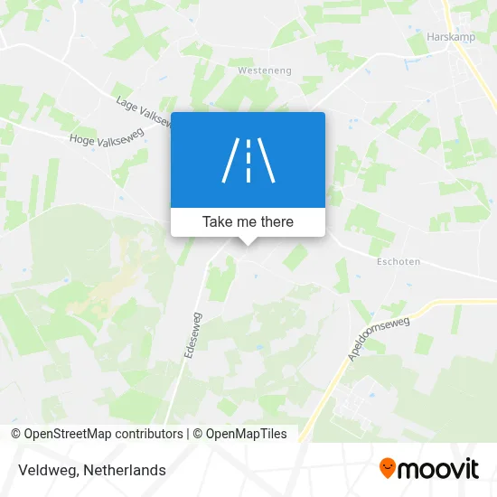 Veldweg map