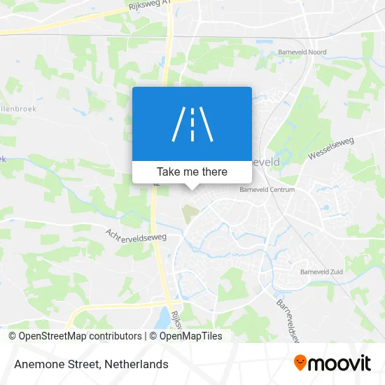 Anemoonstraat map