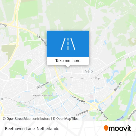 Beethovenlaan map