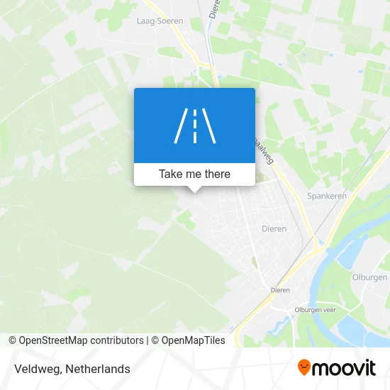 Veldweg map