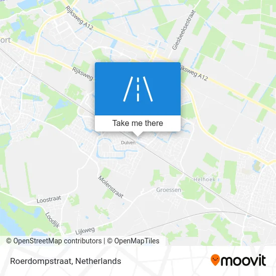 Roerdompstraat map