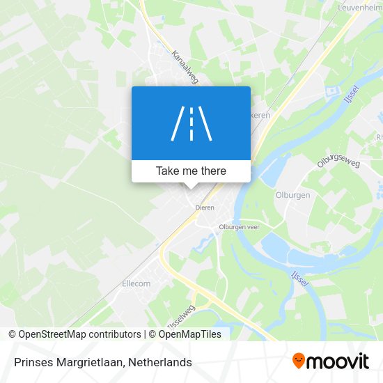 Prinses Margrietlaan map