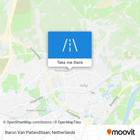 Baron Van Pallandtlaan map