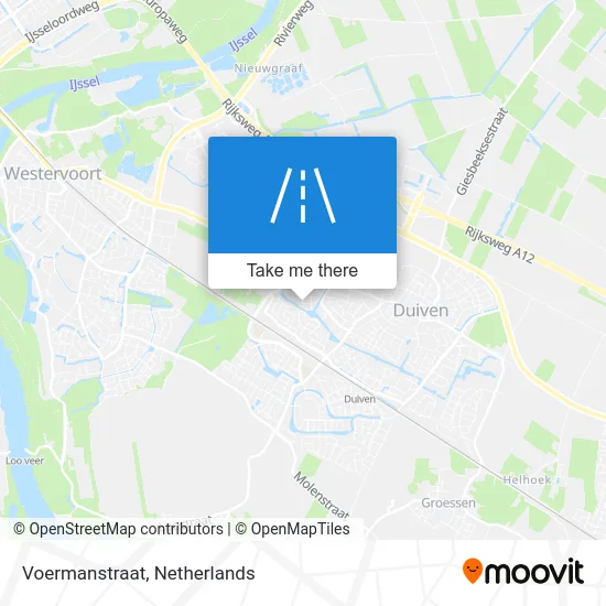 Voermanstraat map