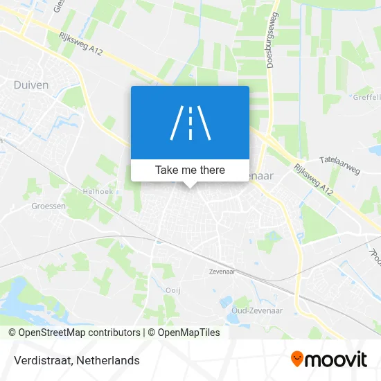 Verdistraat map