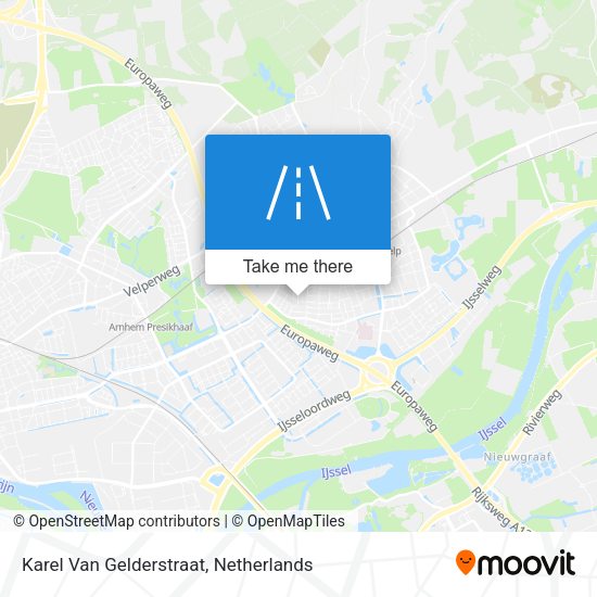 Karel Van Gelderstraat map