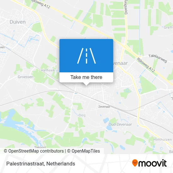 Palestrinastraat map