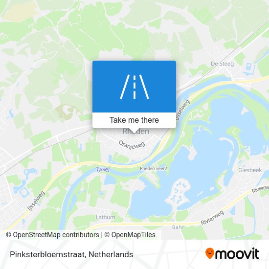 Pinksterbloemstraat map