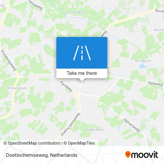 Doetinchemseweg map