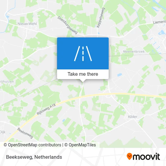 Beekseweg map