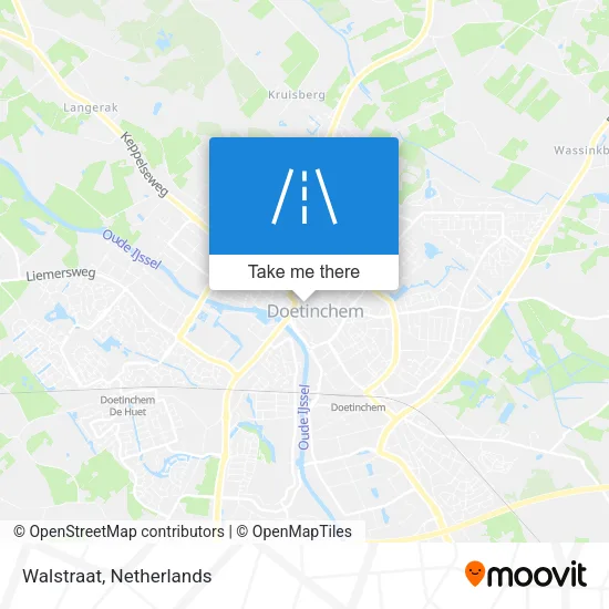 Walstraat map