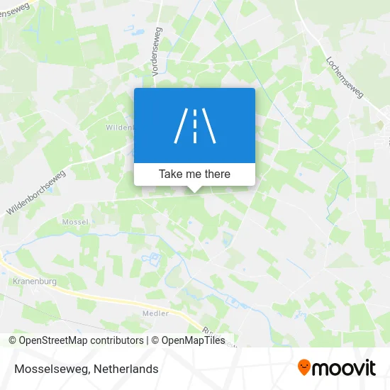 Mosselseweg map